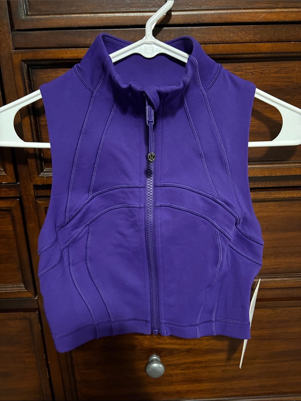 Lululemon Define Cropped Full Zip Tank *Luon
